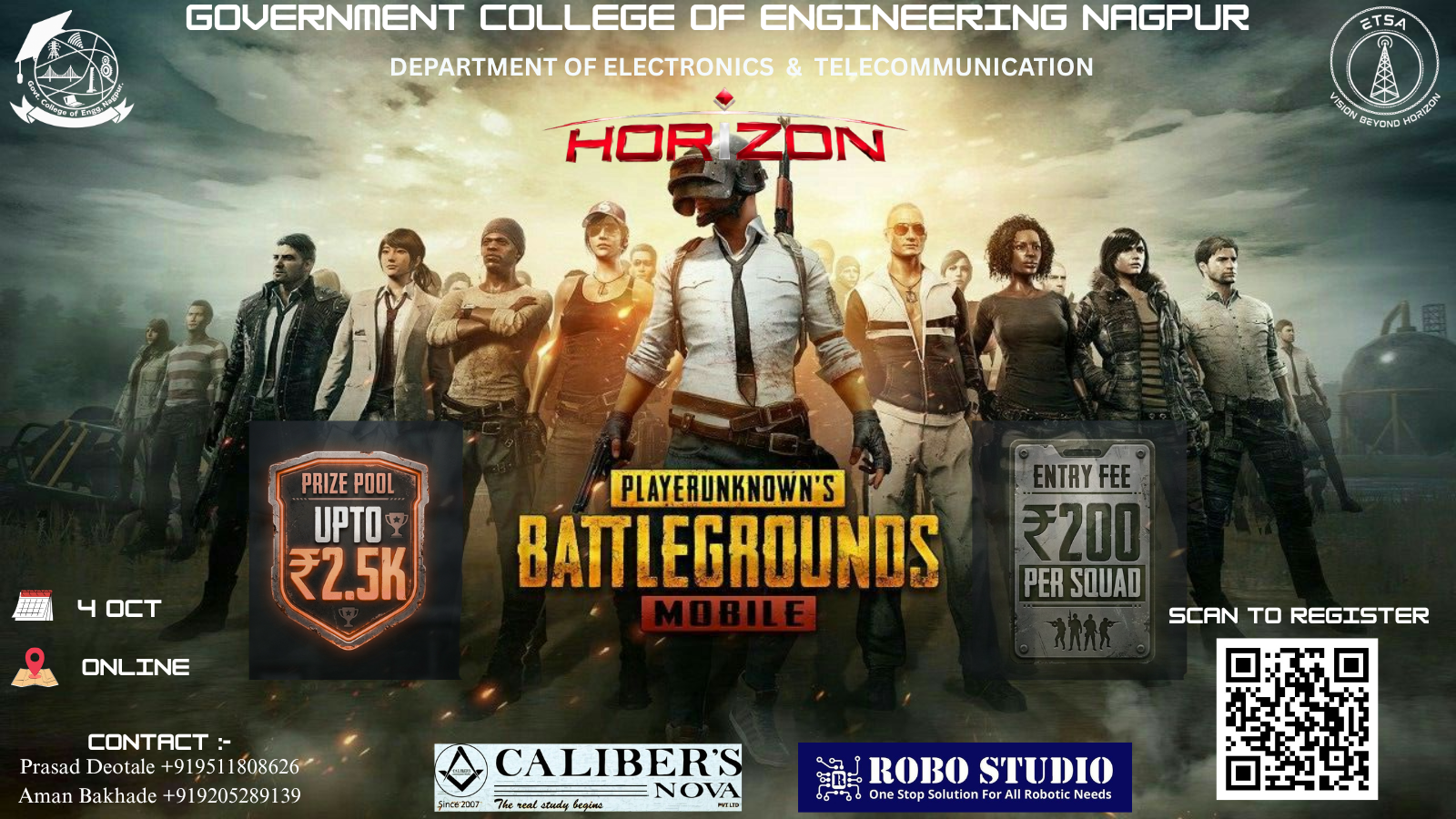 BGMI POSTER – Horizon 2026